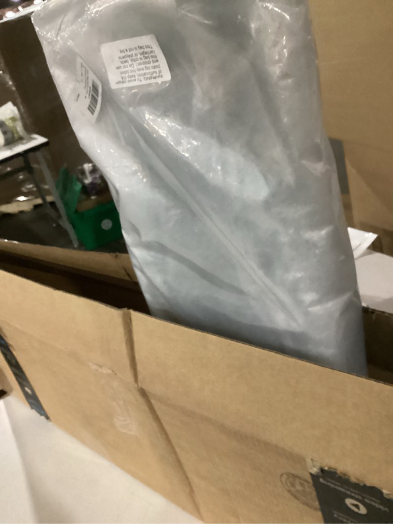 Condition photo showing Good Condition for Juexica 48 x 118 Inch Plastic Strip Door Curtain Kit 0.08'' Walk in Cooler Curtains Thickness PVC Freezer Door Curtain Smooth Waterproof Hurricane Shutters Gate for Warehouse Garage Industry(Clear) Clear 48 x 118 Inch