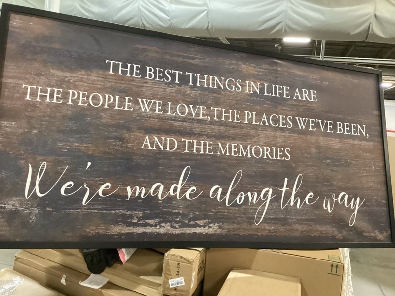 Home/Office decor canvas (approximately 4ft x 1ft)