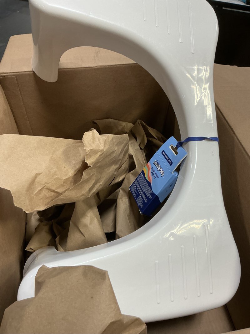 Condition photo showing Good Condition for squatty potty simple curve bathroom toilet stool 7" white