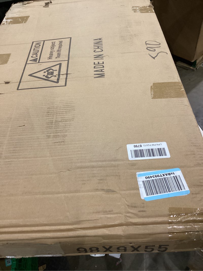 Condition photo showing Good Condition for MAIKAILUN White and Gold Desk, 36" Ladder Desk, Wall Mount Computer Writing Table Pipe Shelf Shelving Mini Narrow Industrial Modern for Small Spaces(36x20x81)