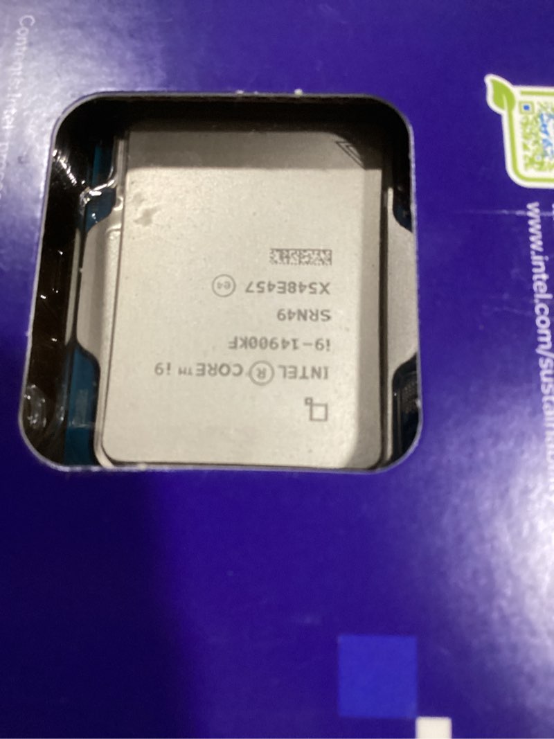Condition photo showing New/Like New for intel® core™ i9-14900kf desktop processor 24 cores (8 p-cores + 16 e-cores) up to 6.0 ghz