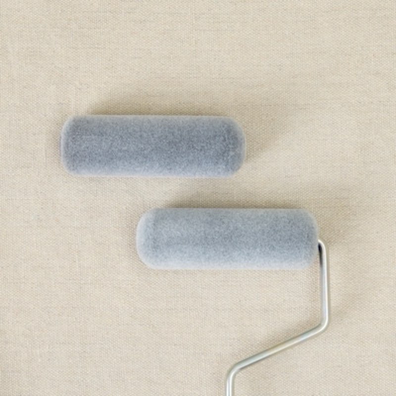 project source 2 -pack 4-in x flocked smooth mini foam paint roller cover