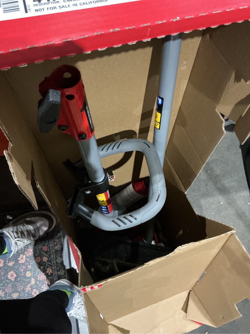 Condition photo showing As Is for craftsman ws2200 25-cc 2-cycle 17-in straight shaft attachment capable gas string trimmer