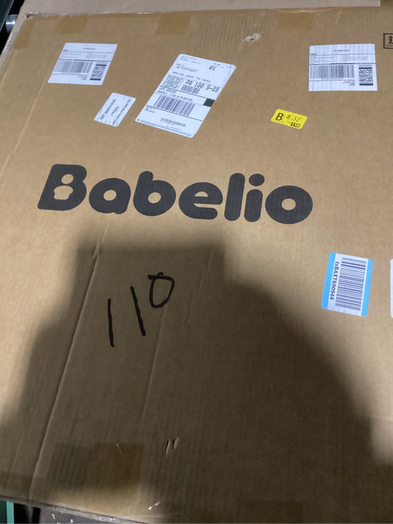 Condition photo showing Good Condition for babelio baby gate, 29-43" auto-close easy install pet gate, pressguard p7 extra wide walk thru child safety gate, 30" tall pressure-mounted metal dog gate for doorways & stairs, black black 30"tall 29"-43" wide