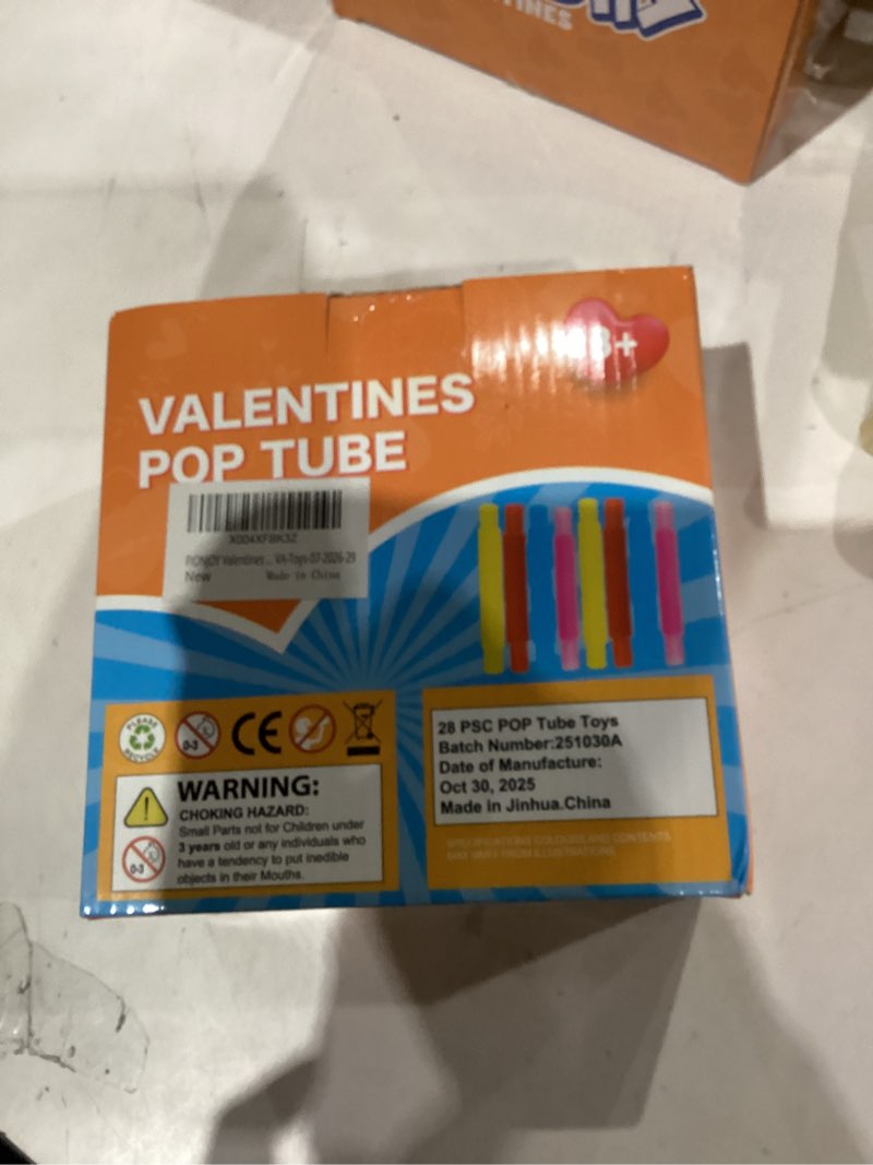 Condition photo showing New/Like New for Easter Pop Tube Set Stretchy Tube Stress Relief School Classroom Prizes Easter Day Exchange Gifts for Kids Boy Girl Easter Party Favors Style 3