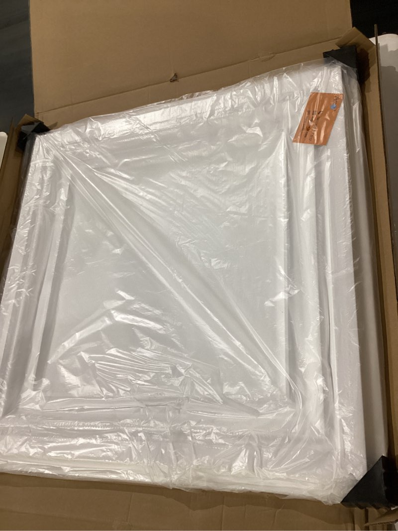 Condition photo showing New/Like New for art3d pvc ceiling tiles, 2'x2' plastic sheet in white (12-pack) 24"x24" white 1 12