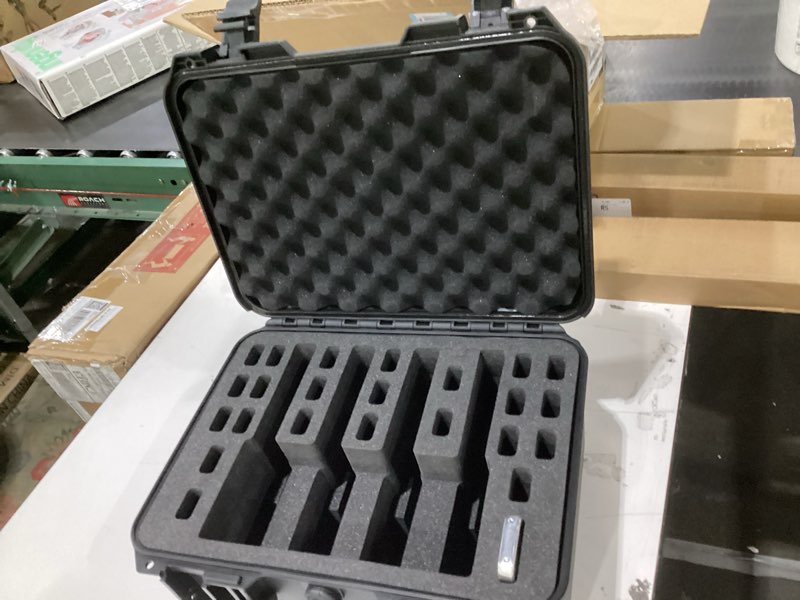 Condition photo showing New/Like New for VEVOR Hard Pistol Cases with Pre-cut Lining, Waterproof & Dustproof Hard Gun Case