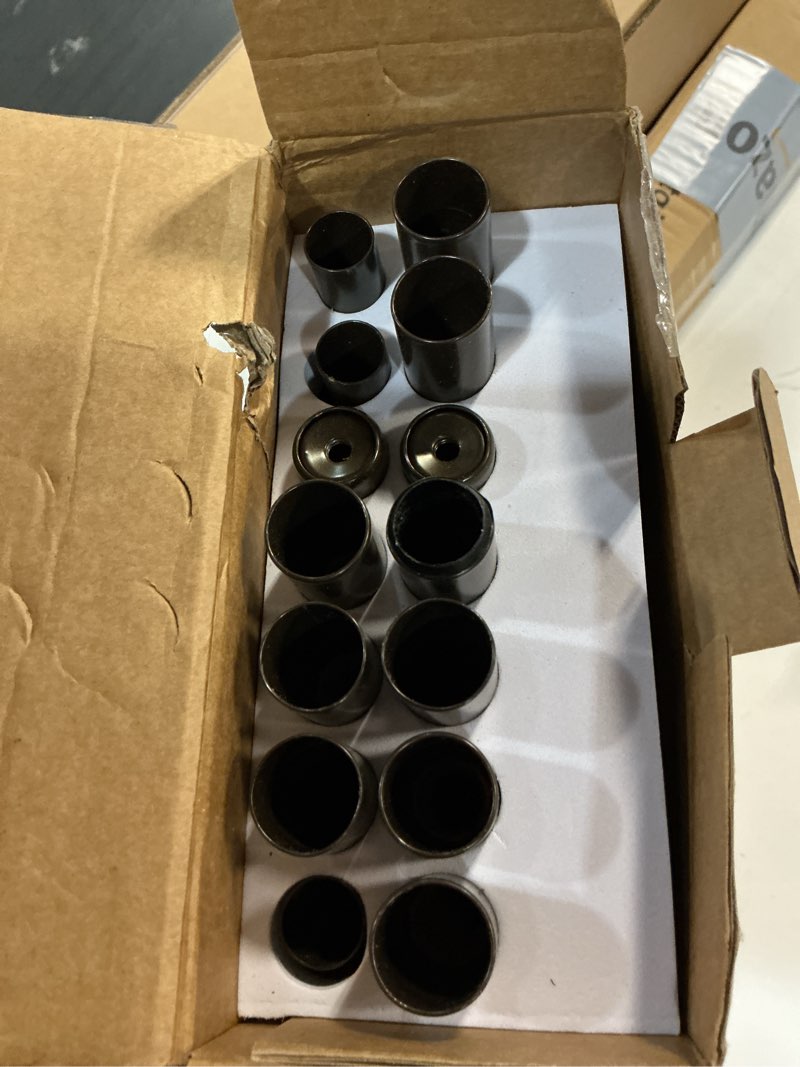 Condition photo showing Good Condition for TONIAL Bay Window Curtain Rods, 32 to 86 Inch Center Rod for window, 20 to 82 Inch Side Rods for windows 3/4 Inch Decorative Drapery Rods with Small Cap Finial, Bronze Bronze 32-86"(3 sided)