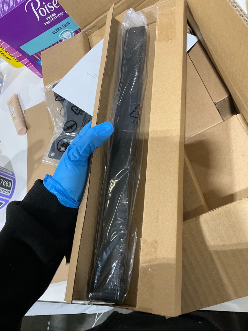 Condition photo showing Good Condition for WALI Triple Monitor Wall Mount for 17 to 32 Inch, Computer Monitor Arm for 3 Screens, Swivel Tilt Wall Mount with Mounting Holes 75x75/100x100mm, Per Arm Holds Up to 15.4lbs (013ARM), Black