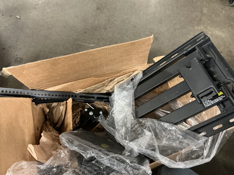 Condition photo showing As Is for FORGING MOUNT Corner TV Mount Long Arm TVs Wall Mount for Most 37-75 Inch Flat Curved TVs, 30 Inch Long Extension TV Mount Swivel, Tilt, Full Motion Articulating Arms Max VESA 600x400mm up to 99lbs Full Motion 37-75inch