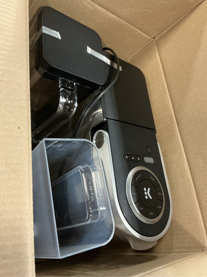 Condition photo showing As Is for Keurig K-Supreme Plus Single Serve K-Cup Pod Coffee Maker, MultiStream Technology, Customizable Strength and Temperature Settings, Programmable, 78oz Removable Reservoir, Stainless Steel Stainless Steel Maker