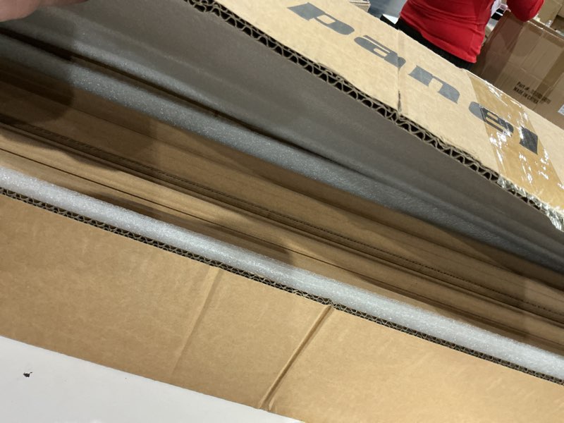 Condition photo showing Good Condition for art3d premade board and batten paintable wainscoting kit, mdf accent wall panel for kitchen bedroom living room home decor covers 189 x 54 in. molding trim slat with edge strip 189 x 54 inch log color