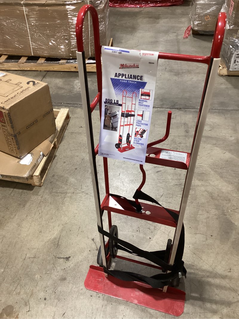 Condition photo showing Good Condition for milwaukee steel appliance hand truck
