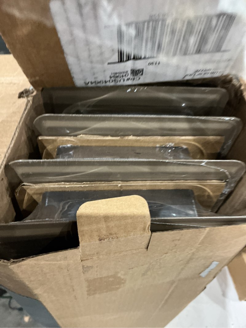 Condition photo showing Good Condition for 4x14 floor register, floor vent covers, heavy duty steel walkable floor vent, easy adjust air supply lever, vent covers for home floor, air vent covers 4 pack brown 4" x 14" 4pcs brown
