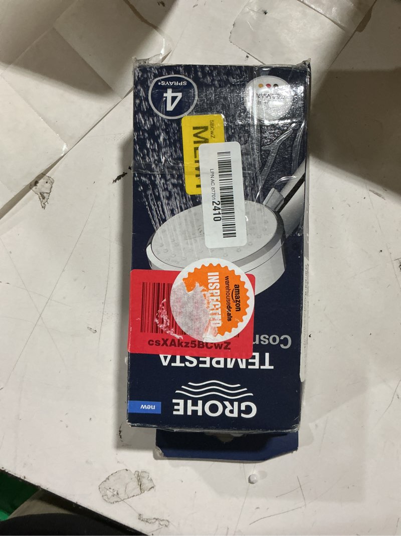 Condition photo showing Good Condition for Grohe 27575002 Tempesta Cosmopolitan 2.5 GPM 4-Spray Hand Shower, Starlight Chrome