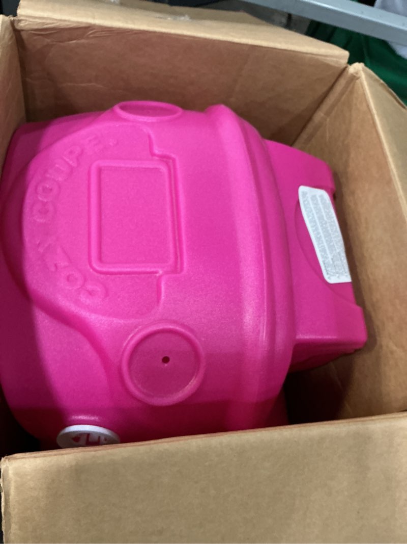 Condition photo showing As Is for little tikes princess cozy coupe ride-on toy - toddler car push and buggy includes working doors, steering wheel, horn, gas cap, ignition switch - for boys and girls active play , magenta