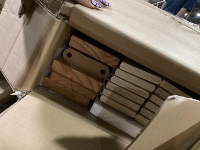 Condition photo showing Good Condition for mellow naturalista classic - 12 inch solid wood platform bed with wooden slats, no box spring needed, easy assembly, queen, pine natural pine queen 12 inch