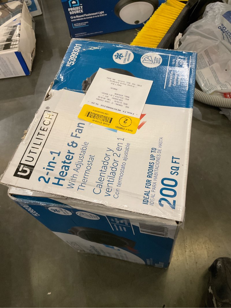 2 in 1 heater and fan