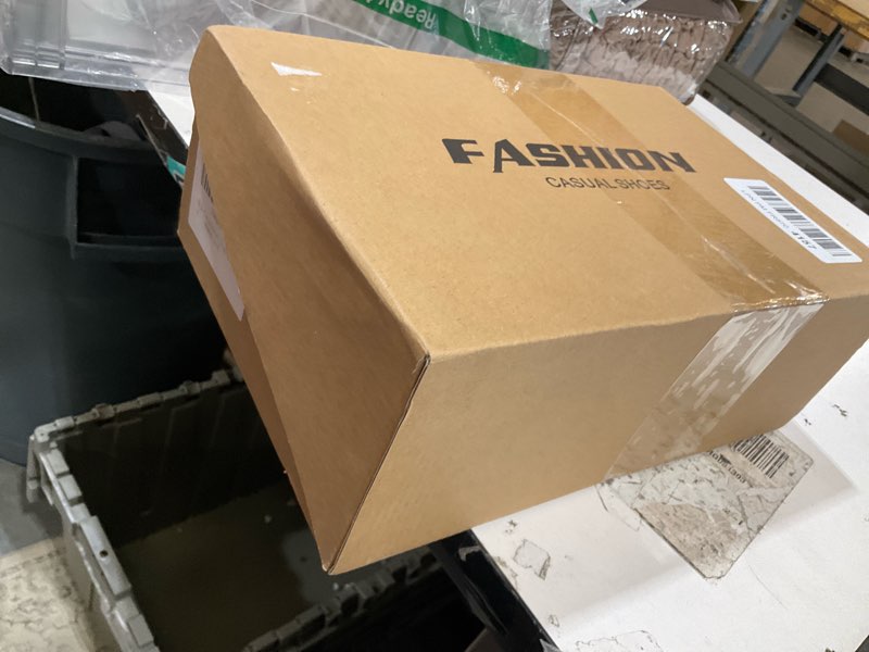Condition photo showing Good Condition for sneakers for women,lace up thick soled non slip sports shoes, breathable, stylish,running,shopping 9 black
