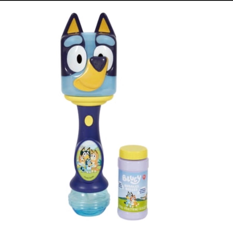 little kids inc. bluey light & sound bubble wand