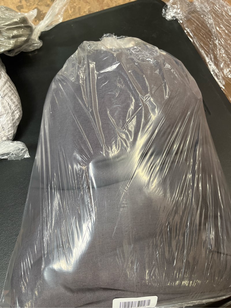 Condition photo showing Good Condition for european linen duvet cover, full/queen, charcoal