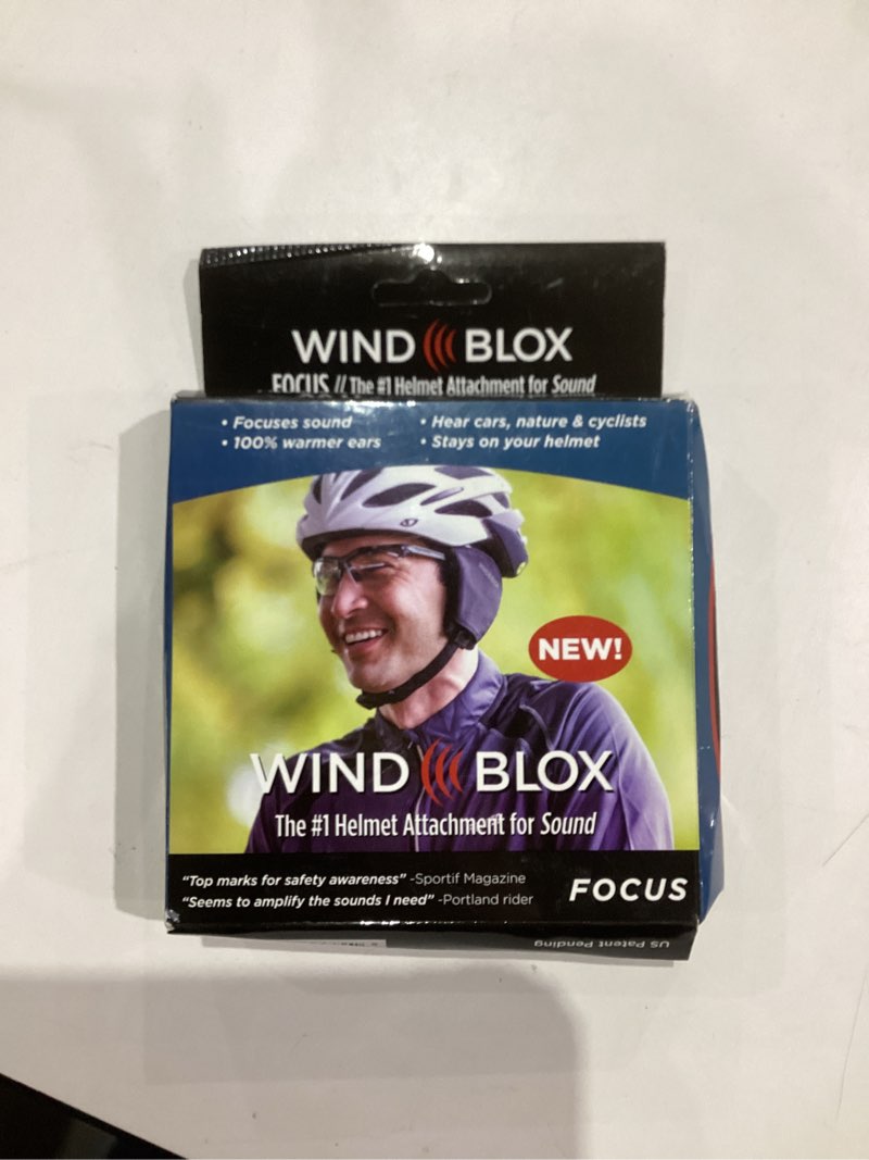 Condition photo showing As Is for Focus Bike Helmet Pads, Ear Warmer, Helmet Wind Blocker for Audible Riding, Full Coverage Muffs for Biking and Cycling,