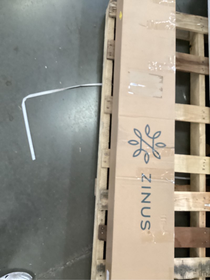 Condition photo showing New/Like New for zinus deepak easy assembly wood slat 1.6 inch bunkie board, bed slat replacement, king king wood slat