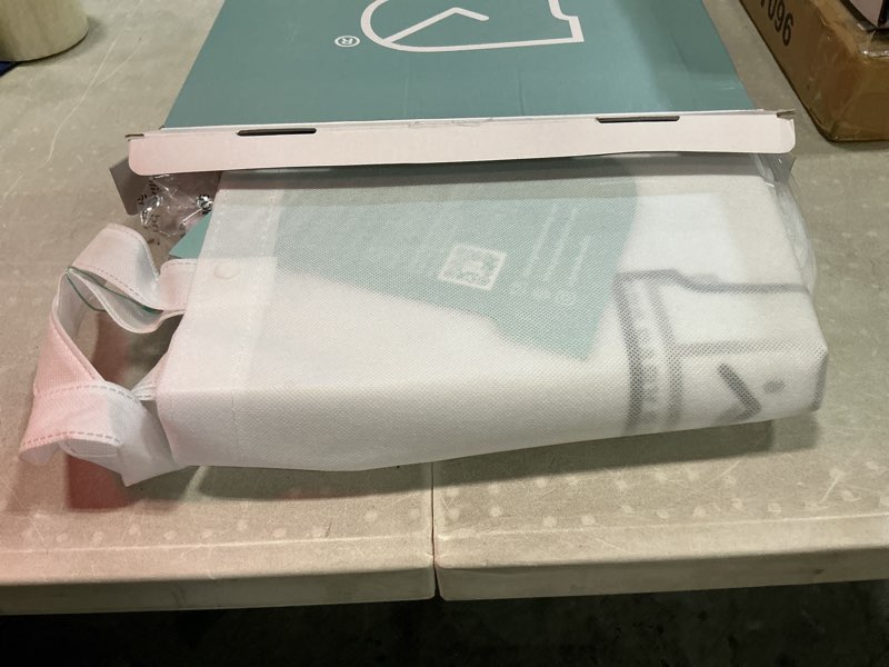 Condition photo showing Good Condition for breathable mesh crib tent to keep baby from climbing out, crib net canopy with auto-lock zipper and safety latch, crib net to keep baby in, crib cover for safety (mosquiteros para cunas de bebes) gray chevron full size crib - 52 inch