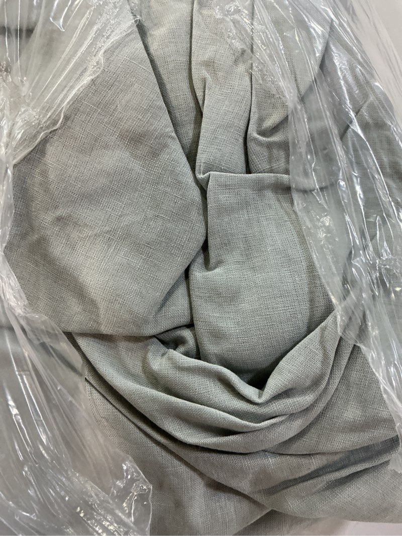 Condition photo showing Good Condition for european linen deluxe bedding bundle, king, mist