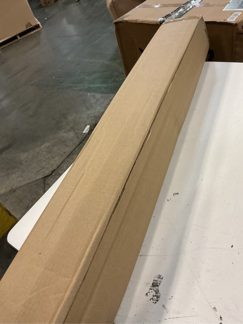 Condition photo showing New/Like New for lazblinds cordless bamboo roman shades, privacy blinds for interior windows, room darkening roll up bamboo blinds for home & patio, 35" w x 64" h, highfield teak pricacy - highfield teak 35" w x 64" h