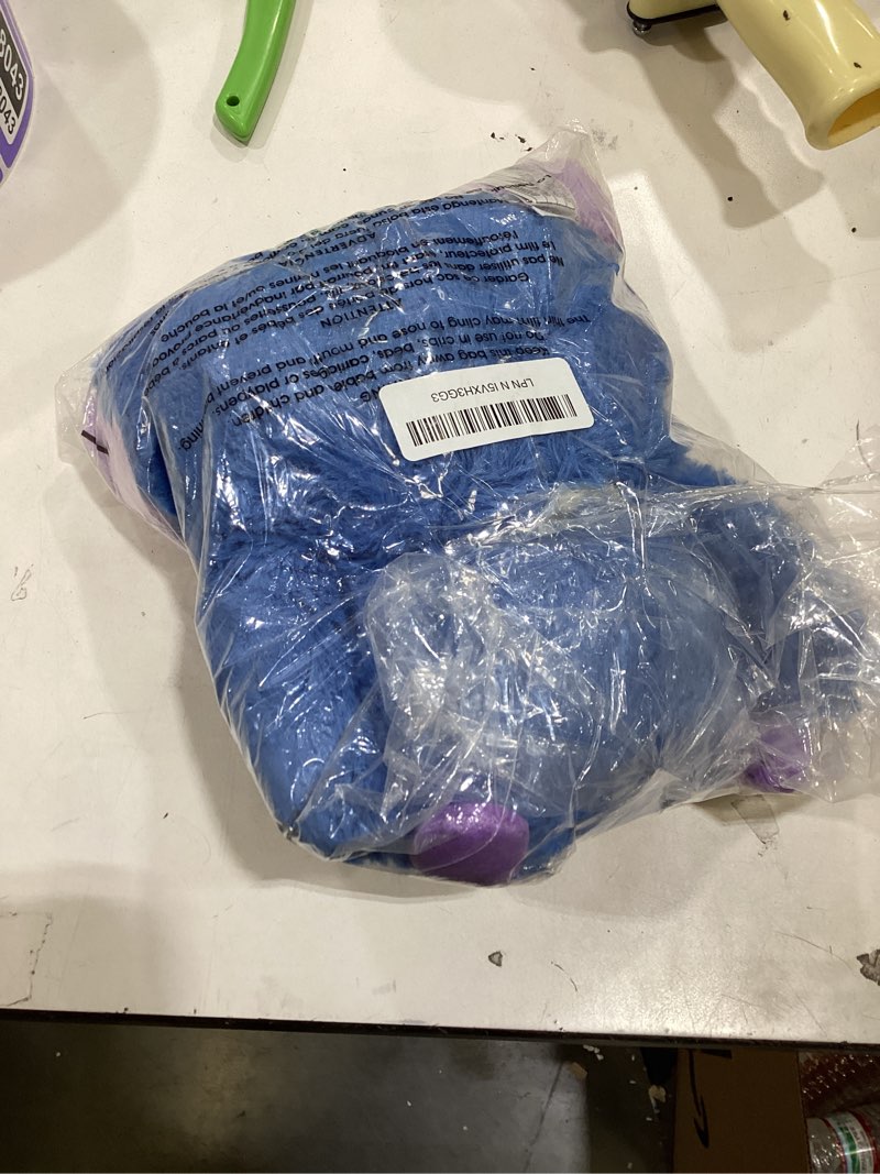 Condition photo showing Good Condition for Blue monster weighted stuff animal