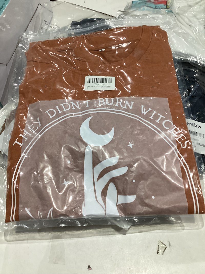 Condition photo showing New/Like New for (2Sided) They Didn't Burn Witches Women Feminism Feminist T-Shirt