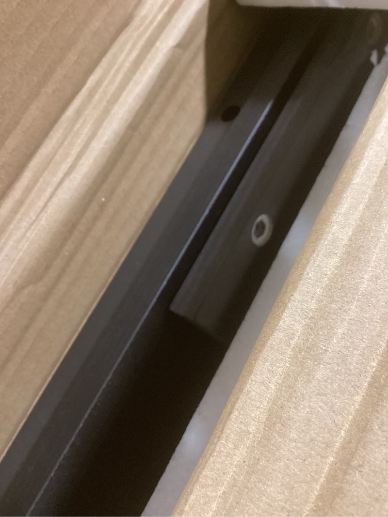 Condition photo showing Good Condition for Huuger Gaming Desk with 6 Drawers, Computer Desk with LED Lights Power Outlets and Type-C, 47 Inch Office Desk with Storage, Monitor Stand, Writing Desk Work Desk Home Office, Bedroom, Study, Black 47 inch Black