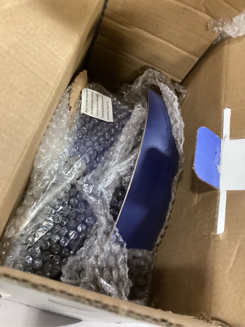 Condition photo showing Good Condition for m melenta pots and pans set, 7 piece nonstick ceramic cookware set, kitchen induction cookware sets, pots and pans non stick with oven safe handle, 100% pfoa free, blue metallic blue 9.5" skillet + 1.5qt saucepan + 3qt stockpot