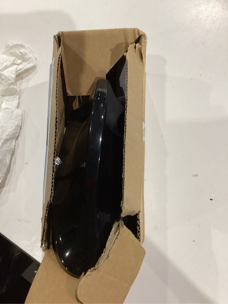 Condition photo showing New/Like New for shark fin antenna cover for car, automotive top roof aerials am/fm radio signal base, vehicle shark fin shape cover with adhesive tape, universal car accessories (black)