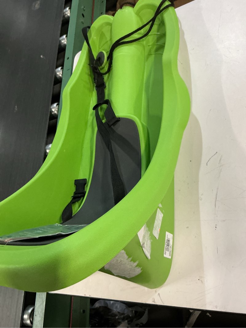 Condition photo showing Good Condition for Gizmo Riders Baby Rider, Toddler Sled - 3-Point Harness, Anti-Slip Seat, Retractable Tow Strap, Durable Plastic, Ideal for 6 Months to 3 Years, Supports Up to 55 lbs, Winter Fun for Little Ones