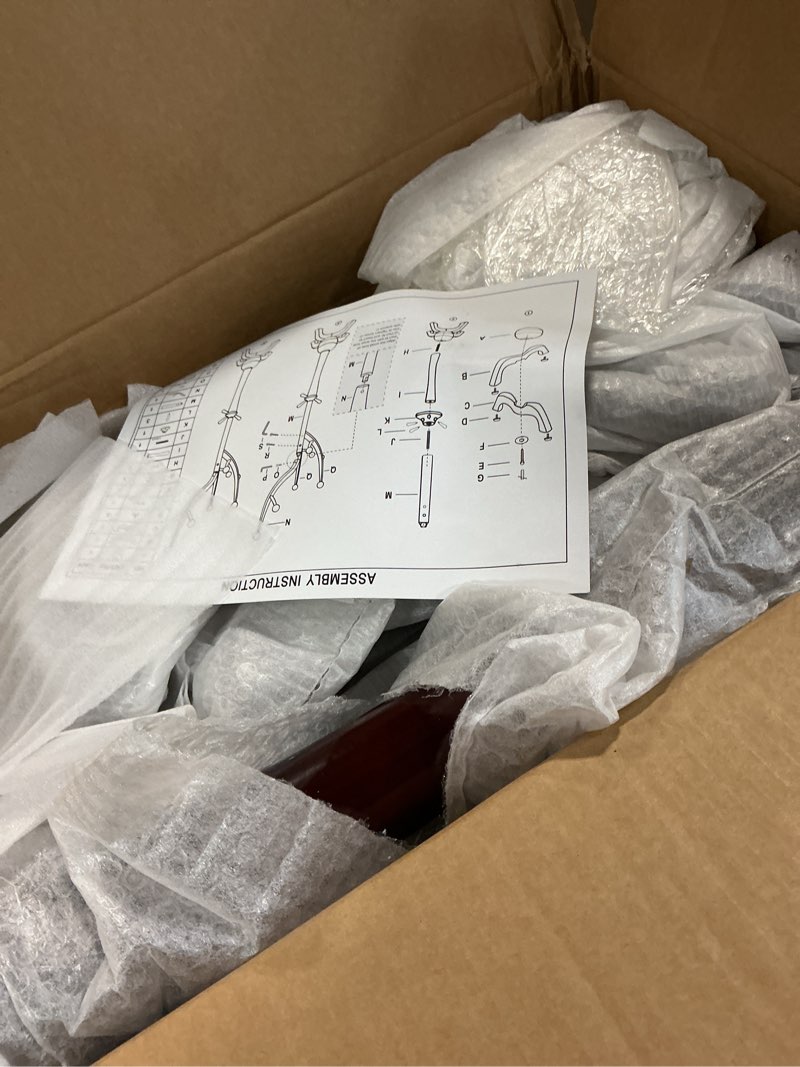 Condition photo showing As Is for EZIVIEZ Wooden Coat Rack Stand, Solid Wood Freestanding Coat Rack with 11 Hooks, Creative Design Tree Branch-look Coat Racks, Heavy Duty Standing Coat Hanger Jacket Tree Stand for Office, Entryway