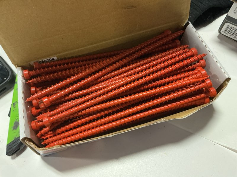 Condition photo showing As Is for simpson strong-tie strong-drive no. 9 sizes x 6 in. l star truss head standard structural screws