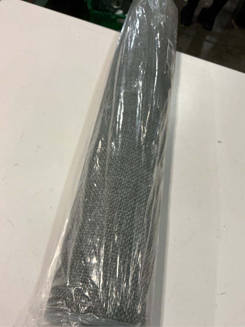 Condition photo showing New/Like New for 7ft Braided Jute Kitchen Runner Rugs Non Slip, Rubber Backed Absorbent Kitchen Carpets Mat Washable, Natural Rug Runner for Hallway Entryway, Grey 2'4" x 7' (Rectangular) Grey