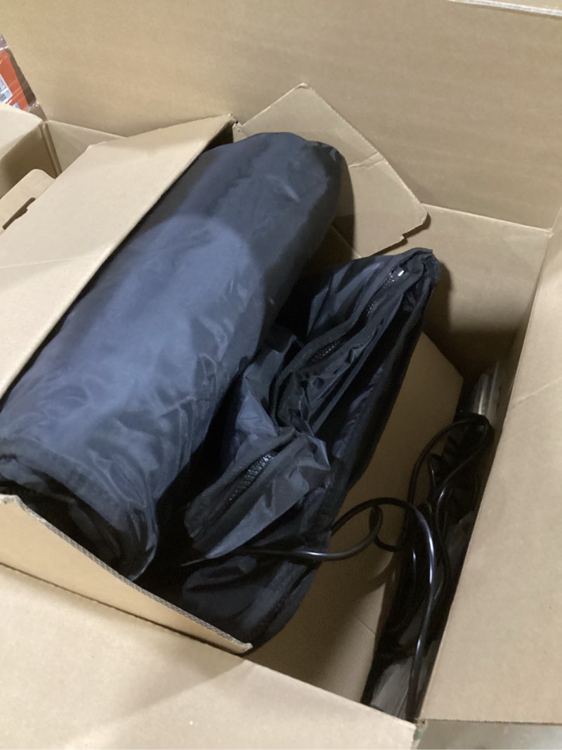 Condition photo showing Good Condition for MIXC Infrared Sauna Blanket for Home Use, Portable Design and Full Body Detox & Relaxation, Highest 176?, 20-60 Minutes Timer, 6 ft x 2.65 ft Black Black Oxford cloth+Arm Hole