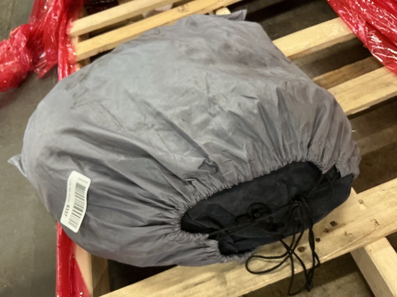 Condition photo showing As Is for innotruth air mattress queen with built in pump, inflatable mattress blow up mattress, family choice award winner, 18" colchones inflables foldable air bed for guest & home, ideal for camping, 650lbs 18" height (grey) queen