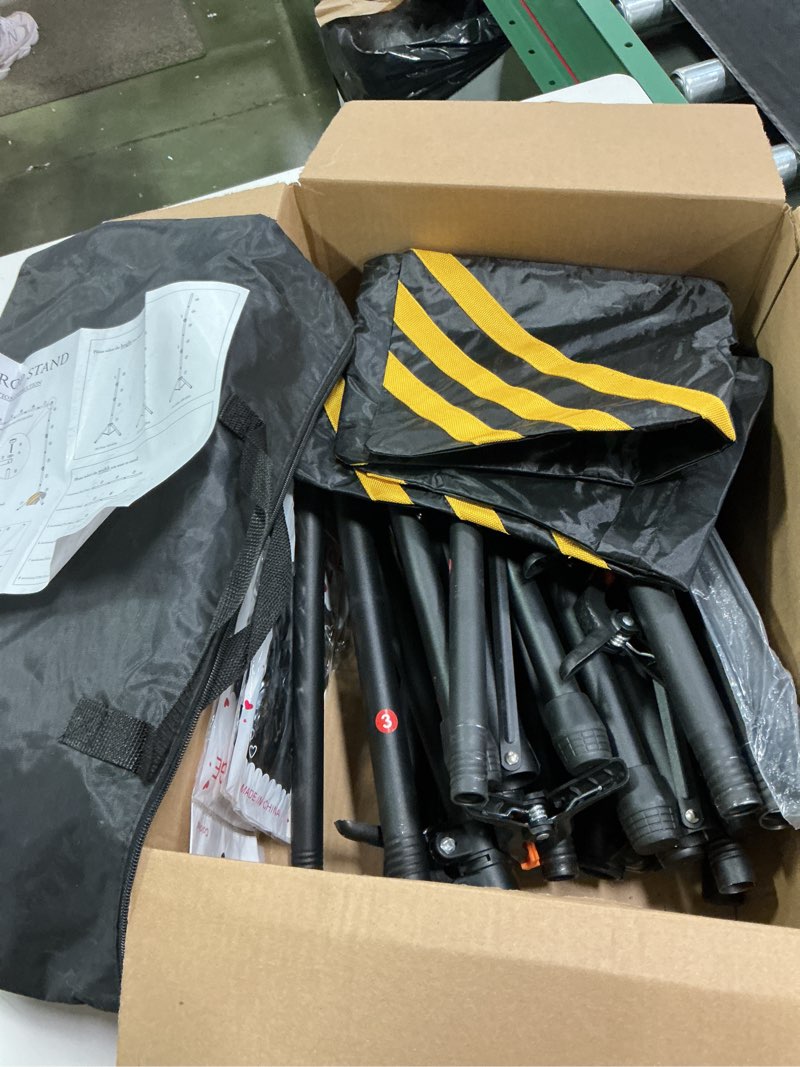 Condition photo showing Good Condition for Backdrop Stand 10x7.5ft, Height Adjustable and Width Adjustable Backdrop Stand, Back Drop Stand for Balloon Arch, Photo, Parties