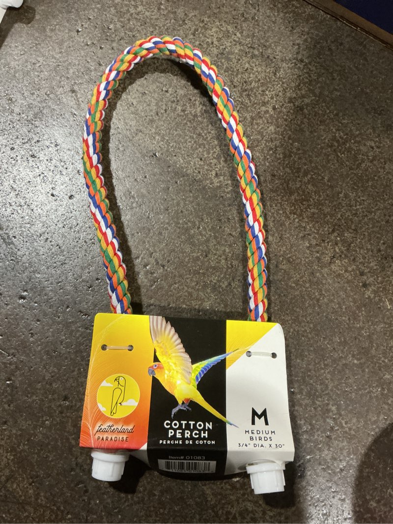 Condition photo showing Good Condition for Featherland Paradise Cotton Perch .75" diameter