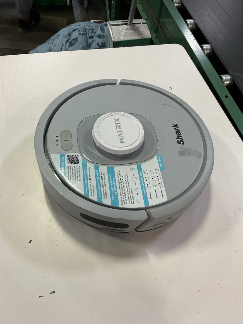 Condition photo showing As Is for ( incomplete )shark 2300s robot vacuum remove the top cover that says matrix