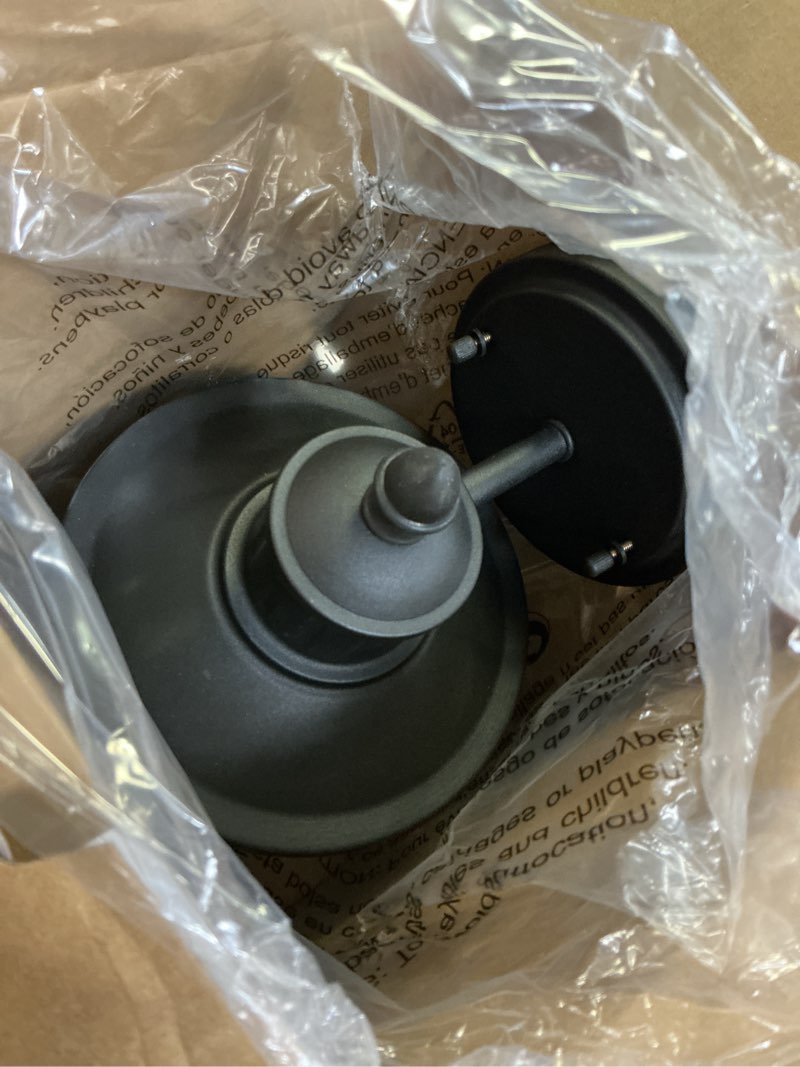 Condition photo showing Good Condition for portfolio 1-light 11-in matte black integrated outdoor wall light energy star