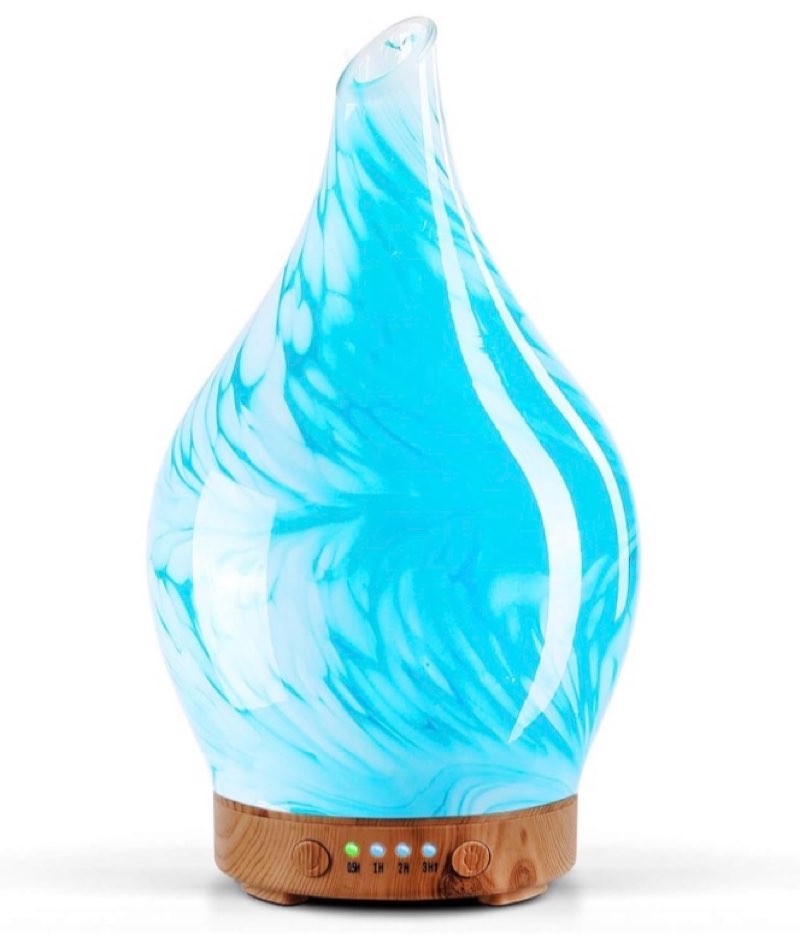 porseme 150ml essential oil diffuser glass color changing aroma air diffusers aromatherapy ultrasoni