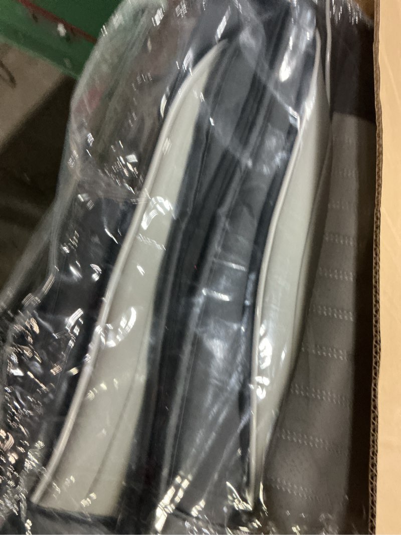 Condition photo showing Good Condition for Car Seat Cover for Honda Civic 2003-2026 Full Coverage Nappa Leather Car Seat Protector, Fashion Anti-Slip Waterproof Breathable Easy to Install, Auto Interior Accessories(Full Set,Black&Gray) Black&Gray 5 Seats Standard