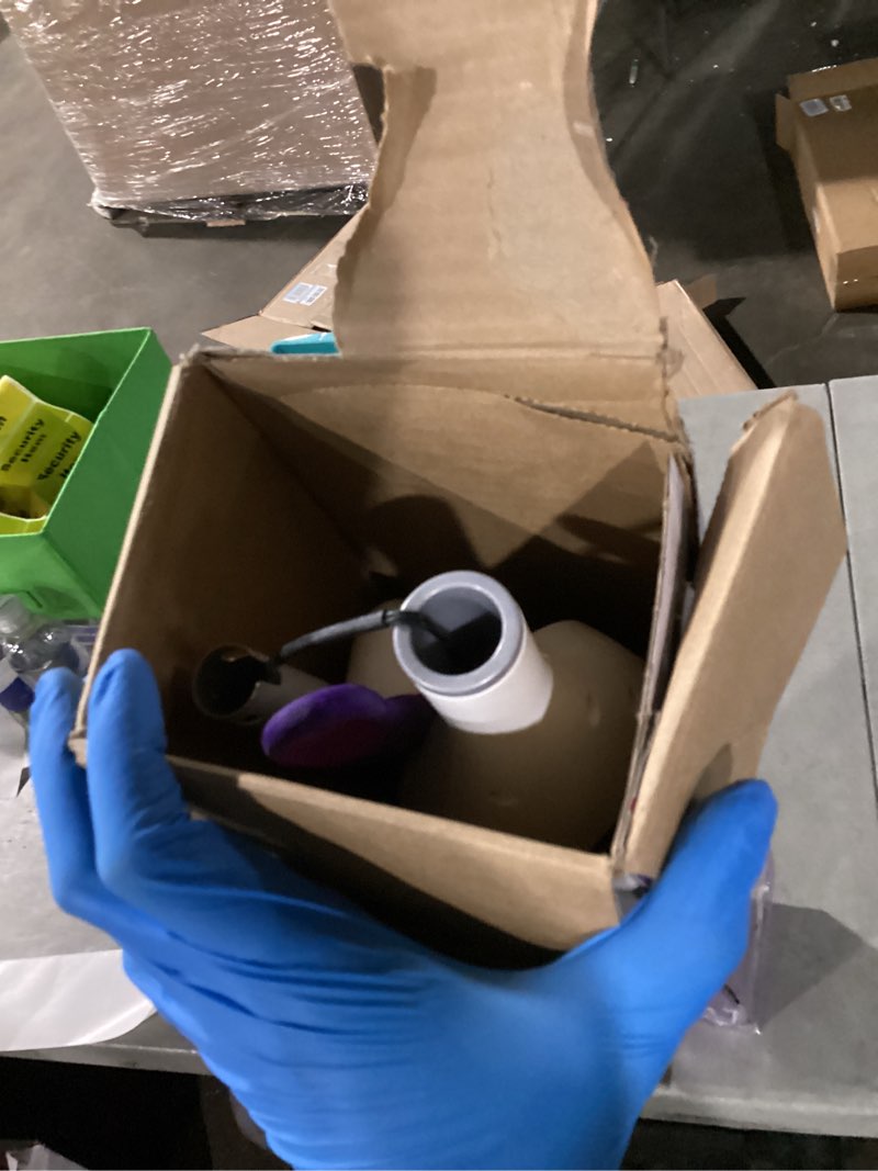 Condition photo showing As Is for Swiffer PowerMop Multi-Surface Mop Kit for Floor Cleaning, Includes PowerMop, 2 Mopping Pad Refills, 1 Cleaning Solution with Fresh Scent and 2 Batteries Purple and White