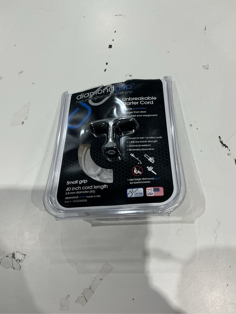 Condition photo showing As Is for diamond cord starter rope