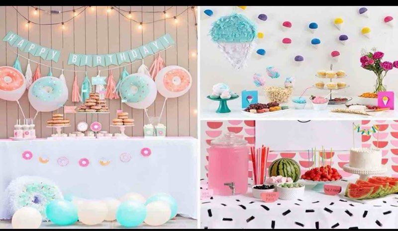 assorted celebration/decoration supplies (may include a variety of styles, colors, and the